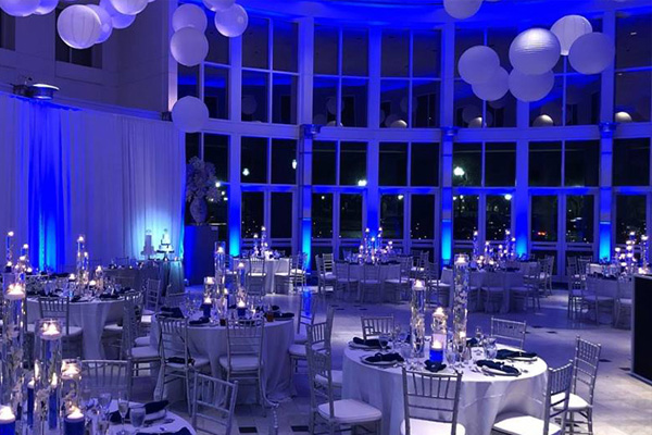 <strong>Full Room Uplighting: $350</strong></br>                           We will work with you to choose the color and place 18 wireless uplights around the room, lighting it up!